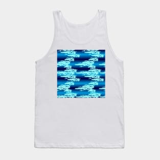 Abstract Color Draw Pattern Seamless Tank Top